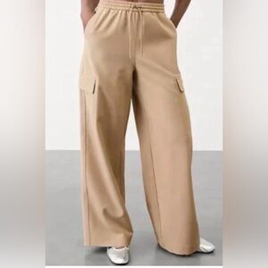 Athleta Beige Cargo Promenade Pant